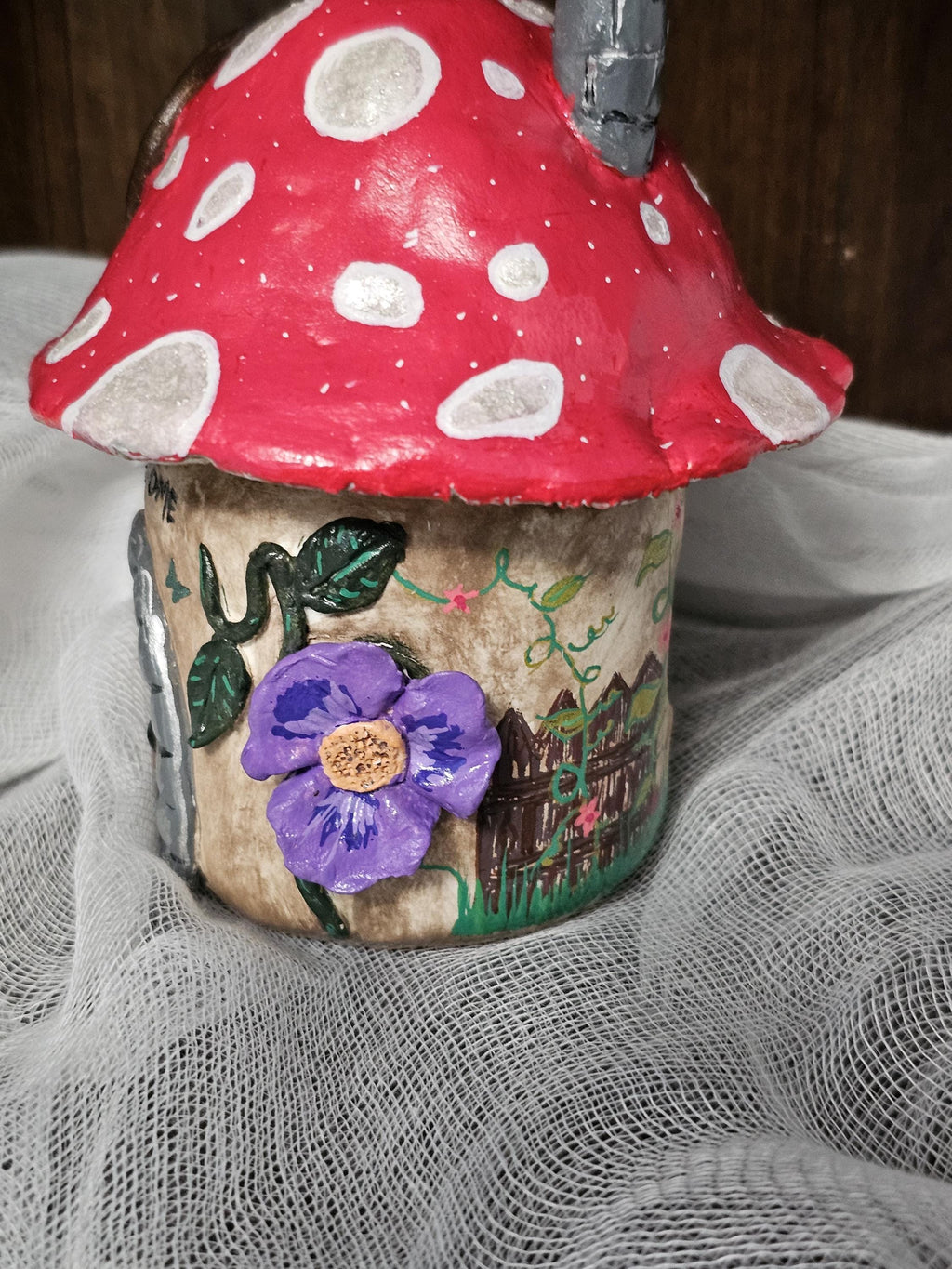 functional mushroom jar (light included)