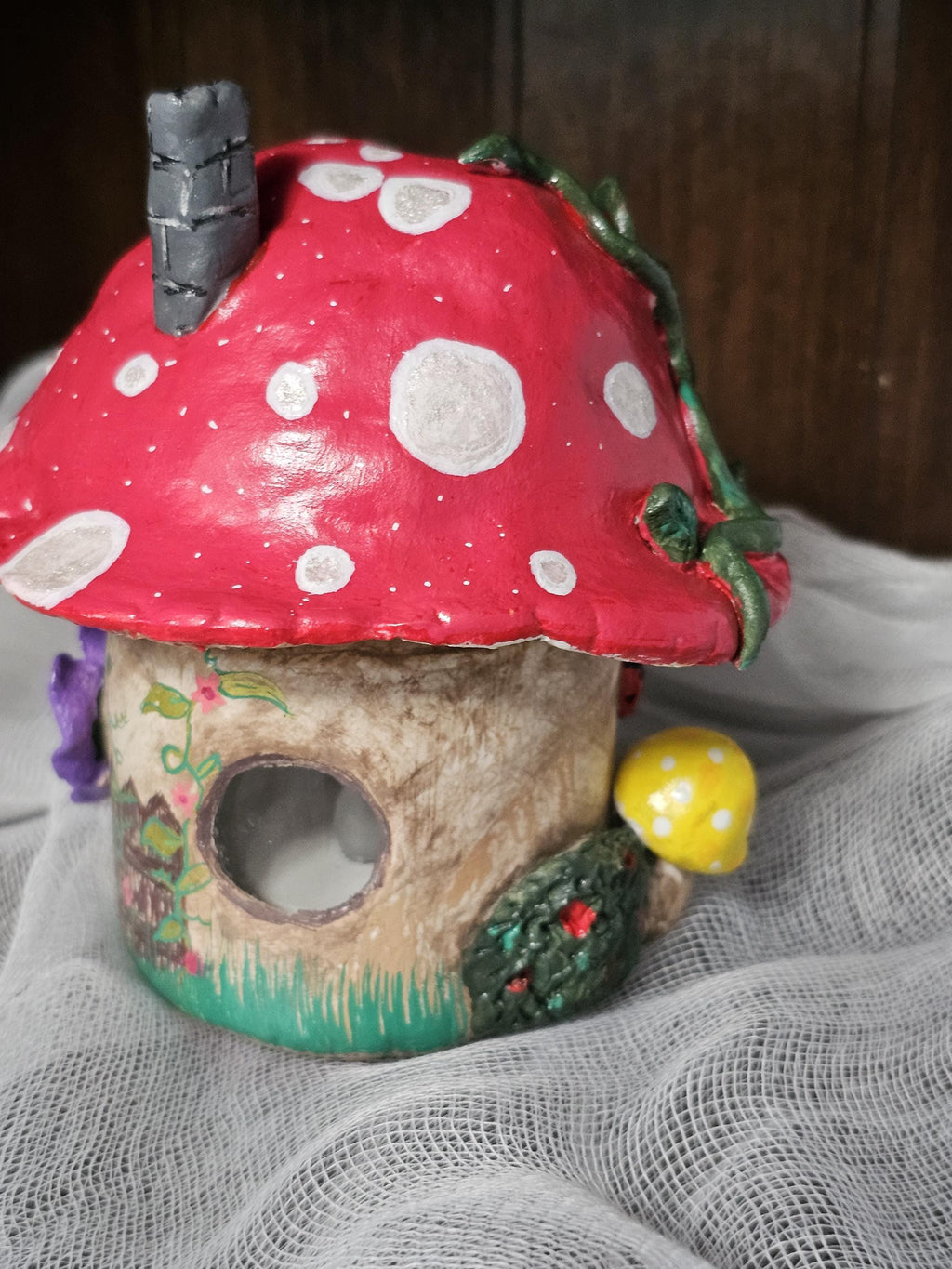 functional mushroom jar (light included)