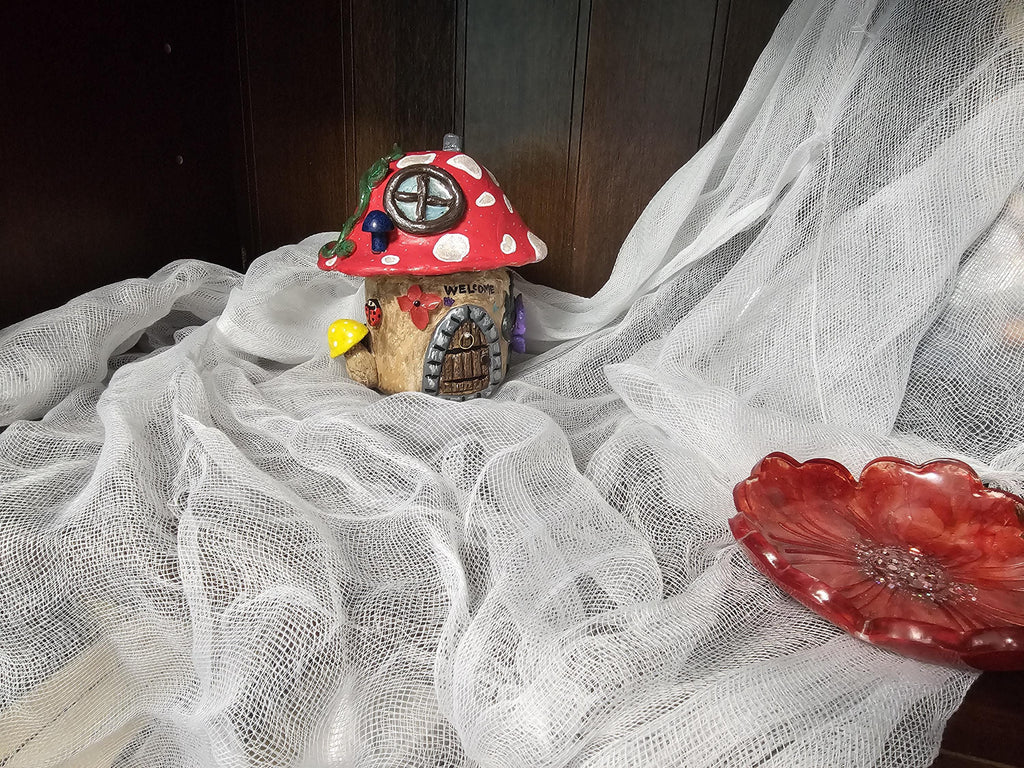 functional mushroom jar (light included)