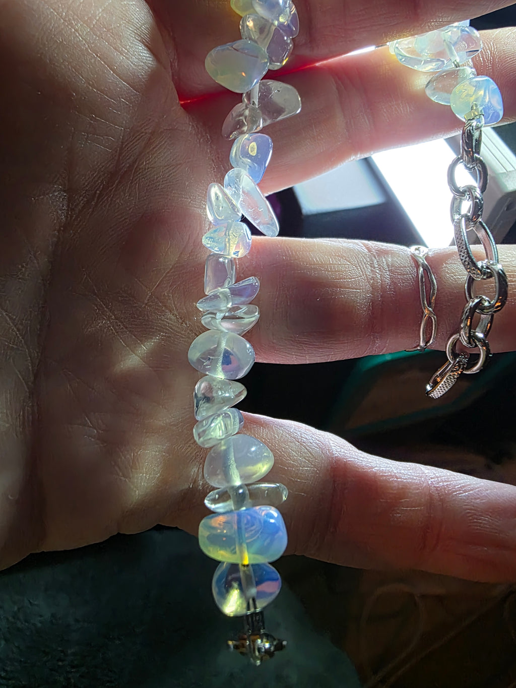Moonstone natural stone bracelet