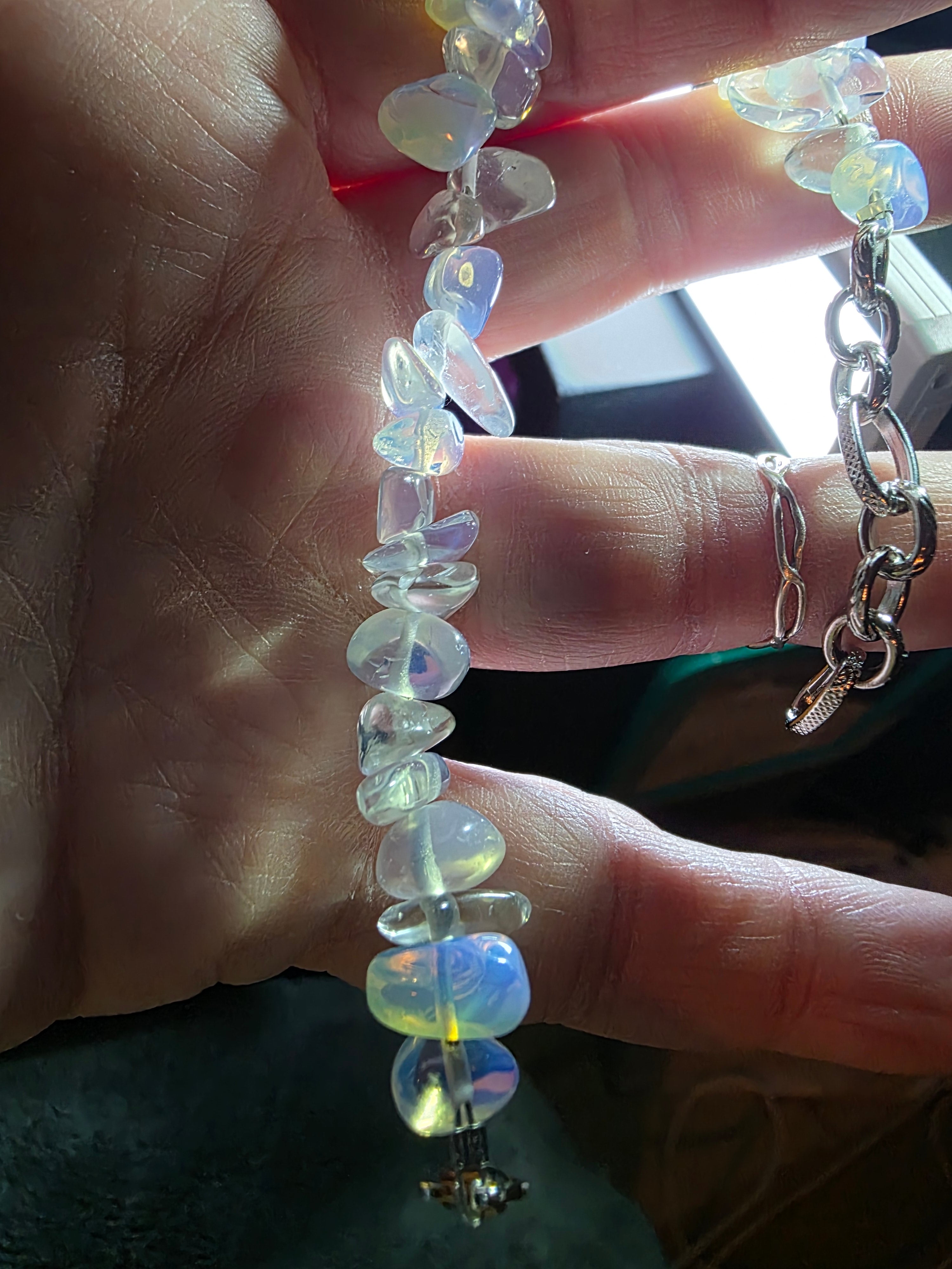 Moonstone natural stone bracelet