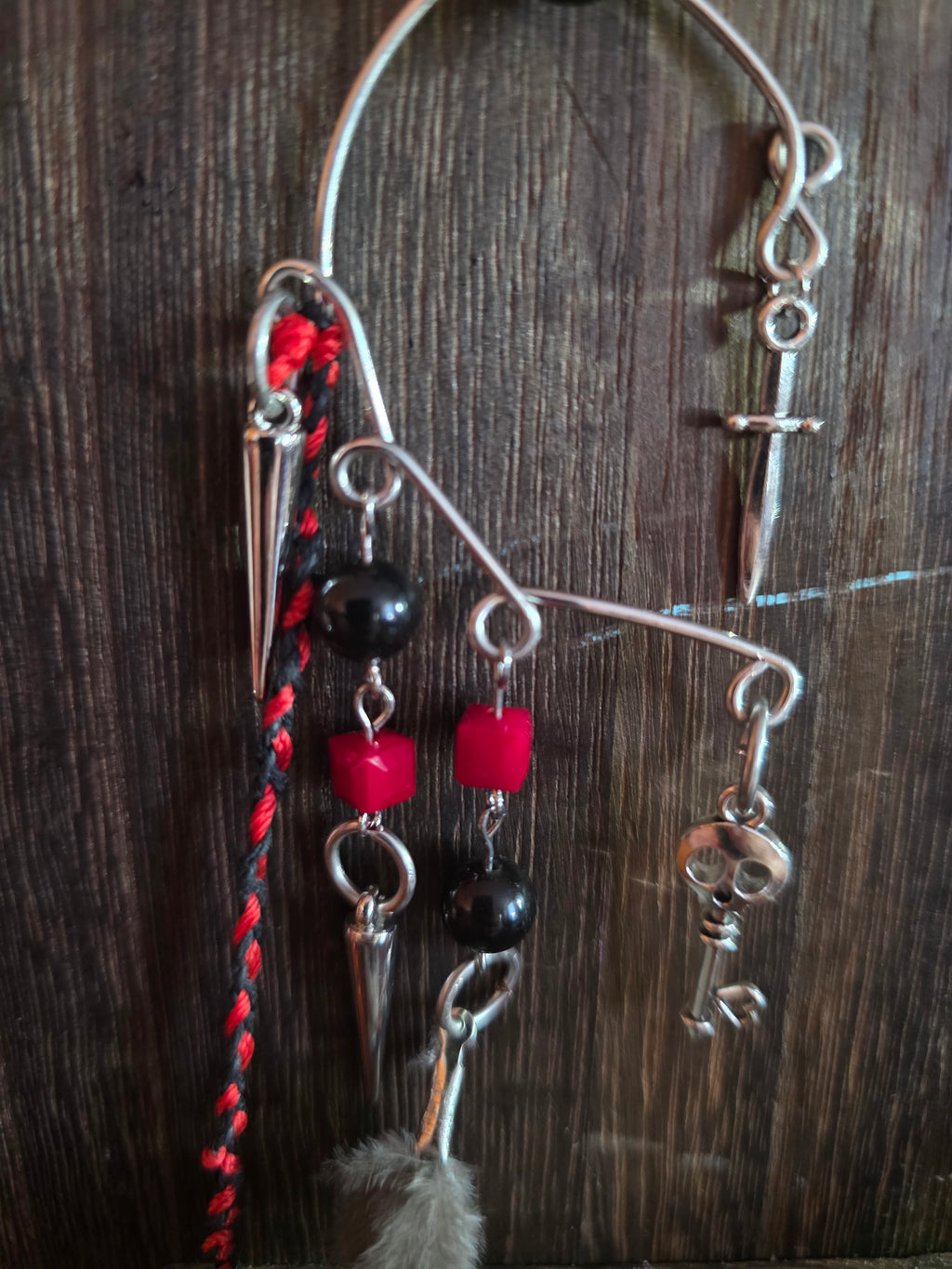 Gothic style ear cuff pair